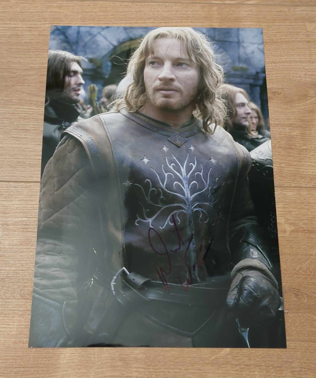 Autographe de David Wenham - The Lord of the Rings