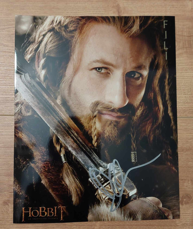 Autographe de Dean O'Gorman - The Hobbit