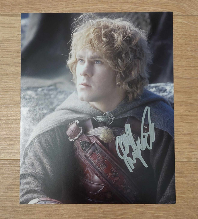 Autographe de Dominic Monaghan - The Lord of the Rings