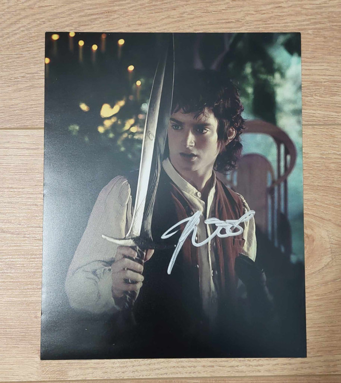 Autographe de Elijah Wood - The Lord of the Rings