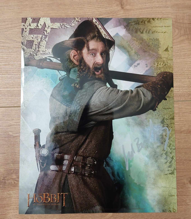 Autographe de Jed Brophy - The Hobbit