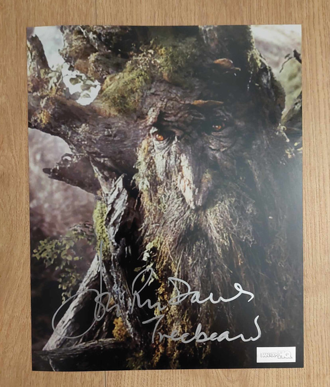 Autographe de John Rhys Davis 2 - The Lord of the Rings