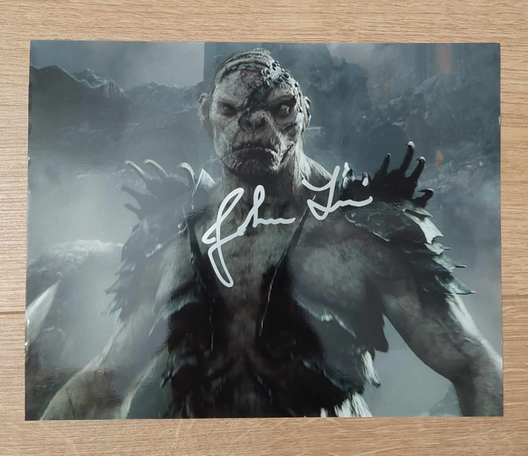 Autographe de John Tui - The Hobbit