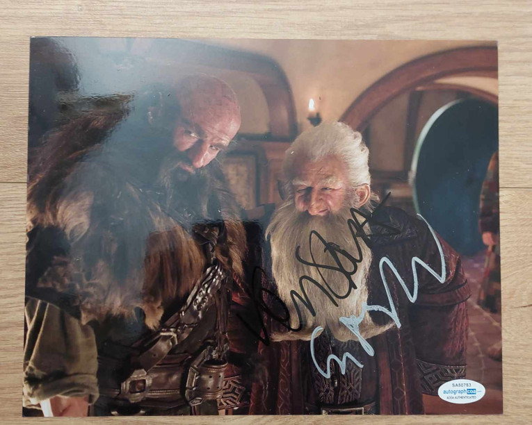 Autographe de Ken Stott et Graham McTavish - The Hobbit