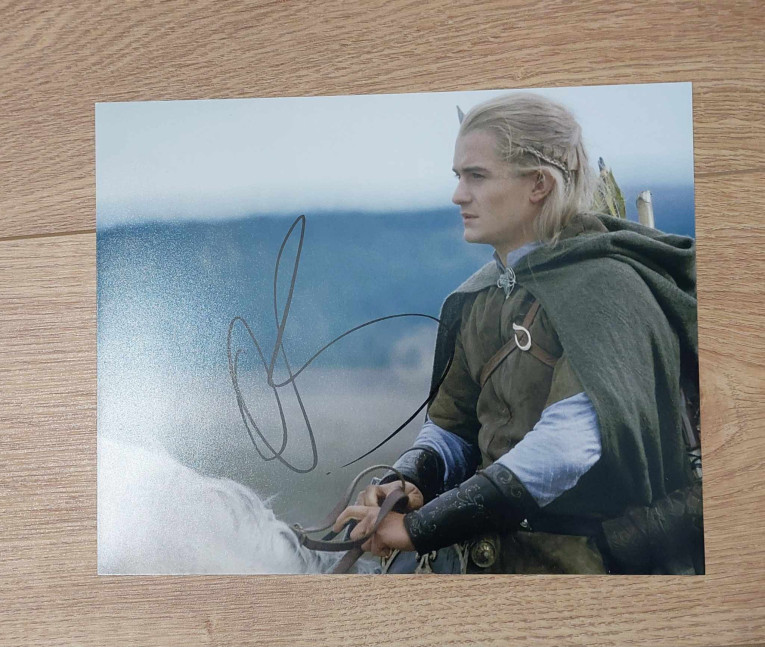 Autographe de Orlando Bloom - The Lord of the Rings