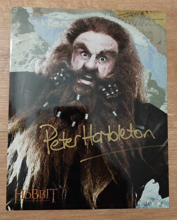 Autographe de Peter Hambleton - The Hobbit
