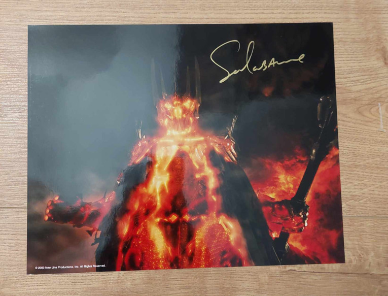 Autographe de Sala Baker - The Lord of the Rings