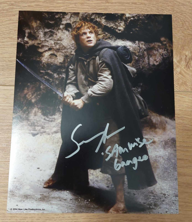 Autographe de Sean Astin - The Lord of the Rings