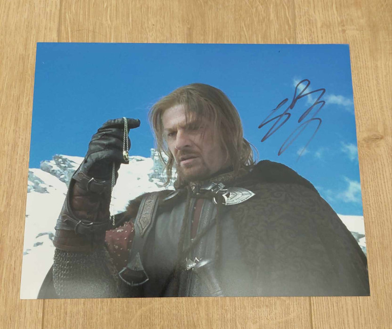Autographe de Sean Bean - The Lord of the Rings