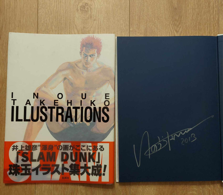 Dédicace de Takehiko Inoue sur artbook