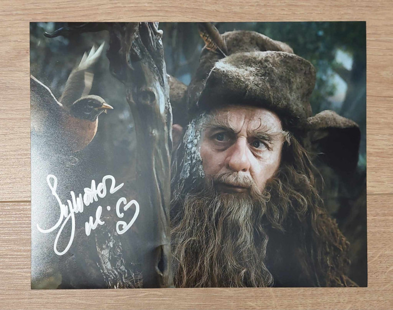 Autographe de Sylvester McCoy - The Hobbit