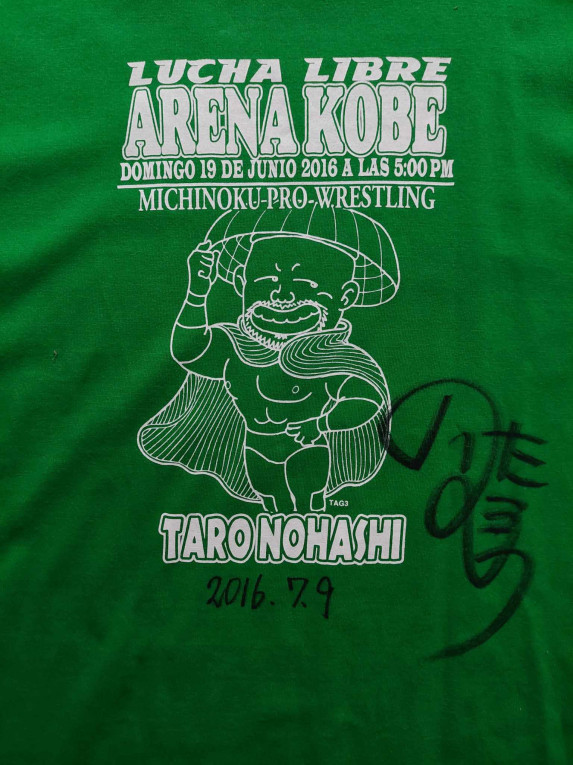 Autographe de Taro Nohashi