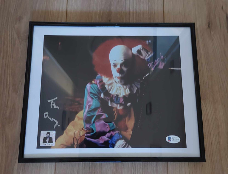 Autographe de Tim Curry - Ça