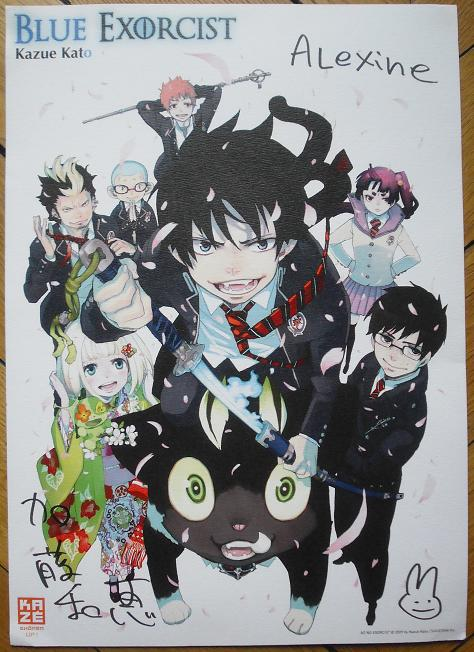 Dédicace Blue Exorcist