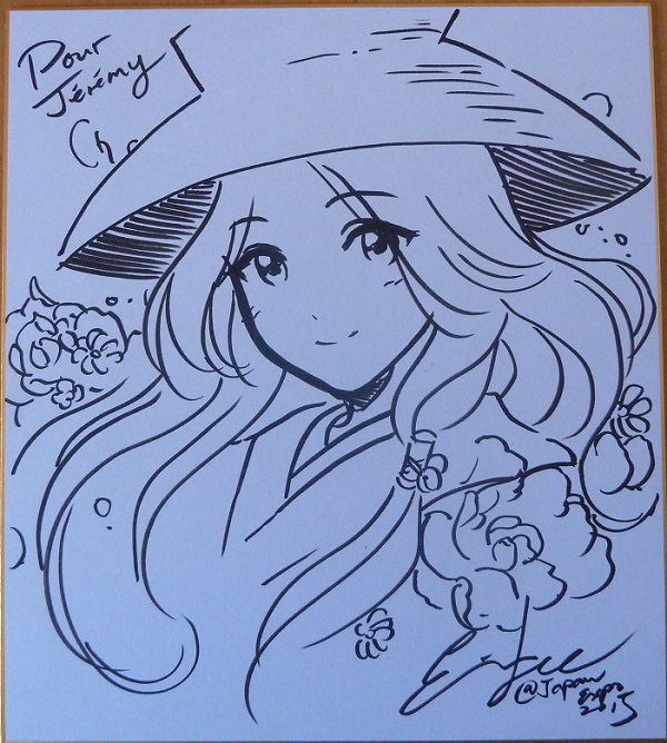 Ein Lee - dessin sur shikishi