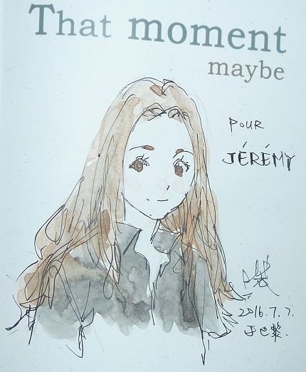 That moment maybe