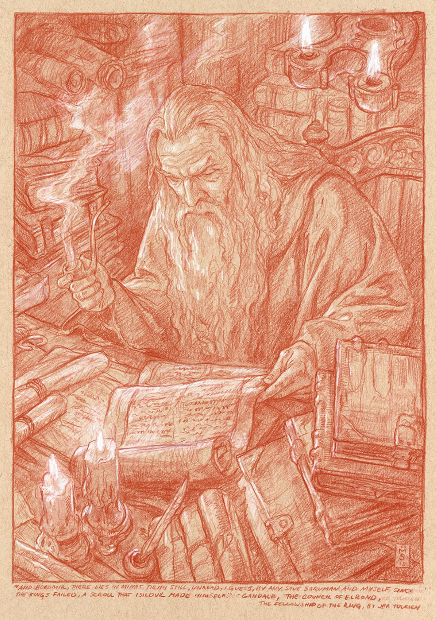 The scroll of Isildur