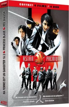 dvd ciné asie - Asian Premiums - Coffret - Ma femme est un gangster + Ma femme est un gangster 2 + Princess Blade + Red Shadow