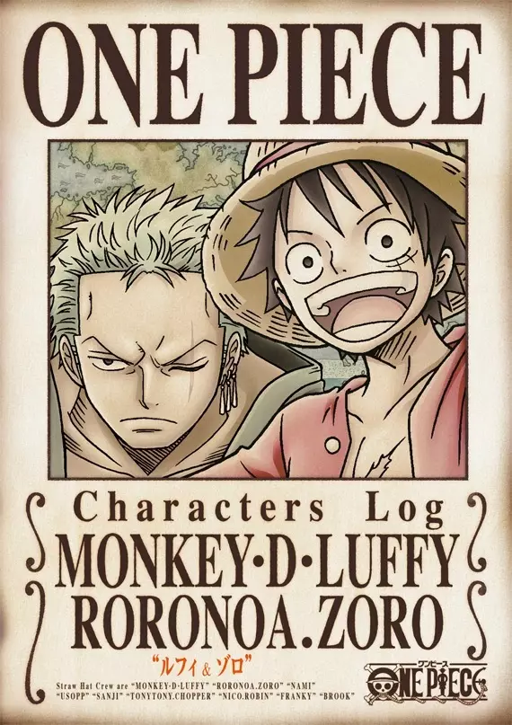 vidéo manga - One Piece - Characters' Log