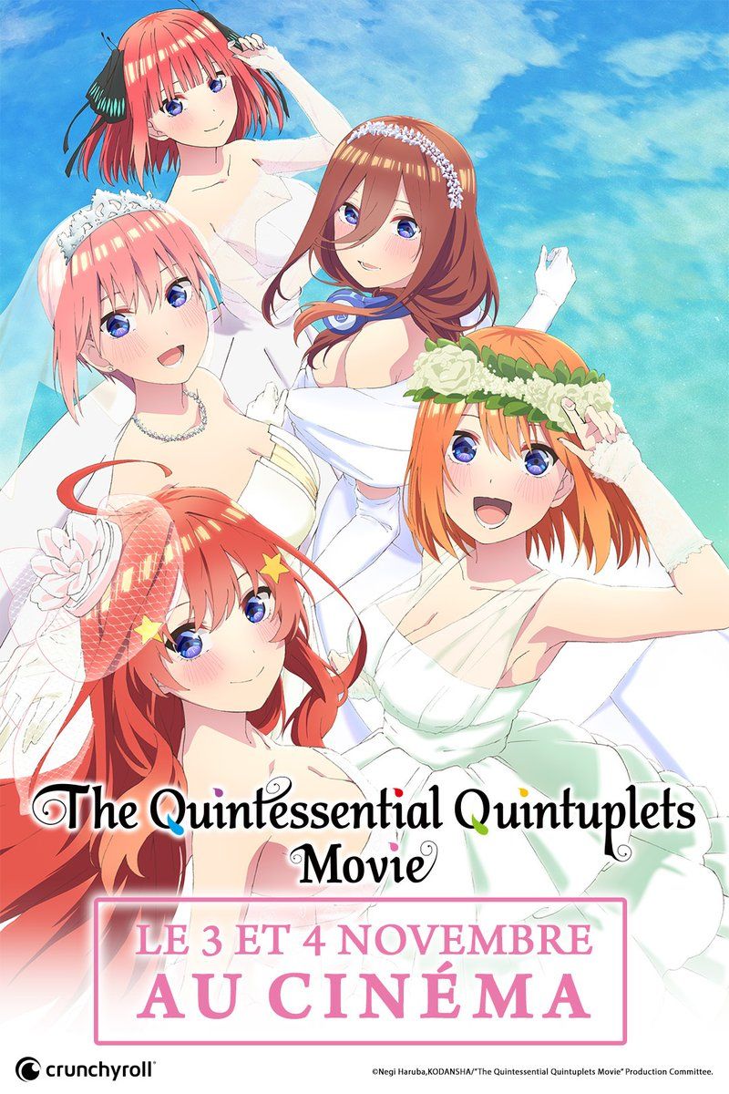 Quintessential quintuplets trechos dublados CRUNCHYROLL