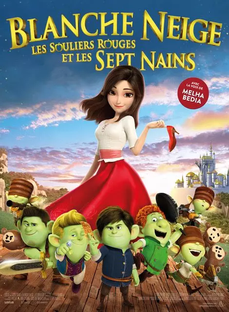 Blanche Neige, les souliers rouges et les 7 nains