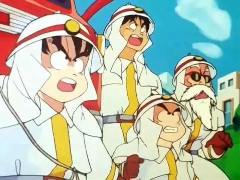 anime - Dragon Ball - Gokû le pompier