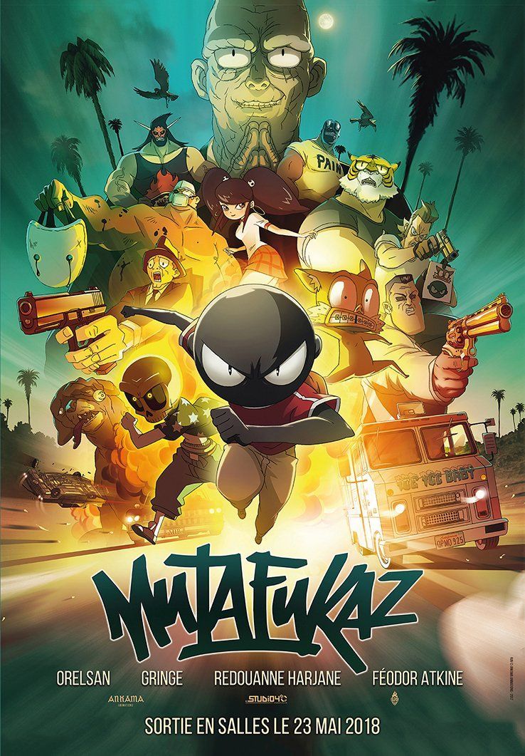 Sortie au cinéma du film d'animation Mutafukaz, 23 Mai 2018 - Manga news