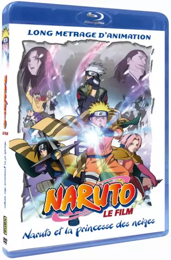 vidéo manga - Naruto Film 1 - Naruto et la princesse des neiges - Blu-Ray