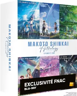 manga animé - Makoto Shinkai Anthology - Coffret 5 Films et 1 OAV Exclusivité Fnac Blu-ray