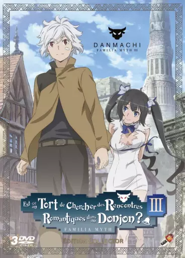 vidéo manga - Danmachi - Familia Myth - Saison 3 - Collector DVD