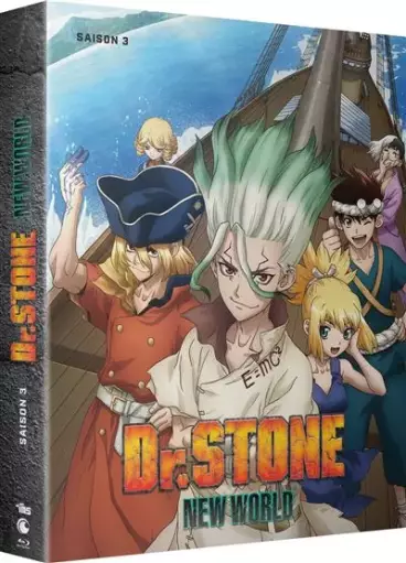 vidéo manga - Dr Stone - Saison 3 - New World - Intégrale Blu-ray