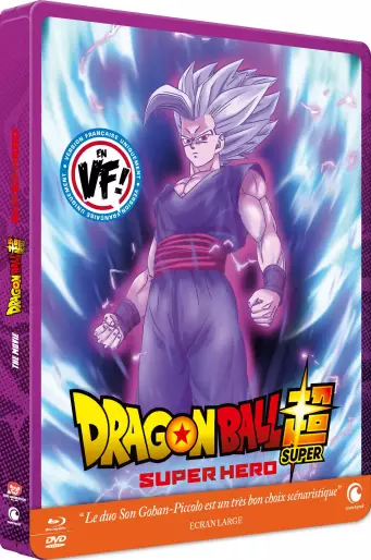 vidéo manga - Dragon Ball Super - Super Hero - Blu-Ray + DVD - SteelBook
