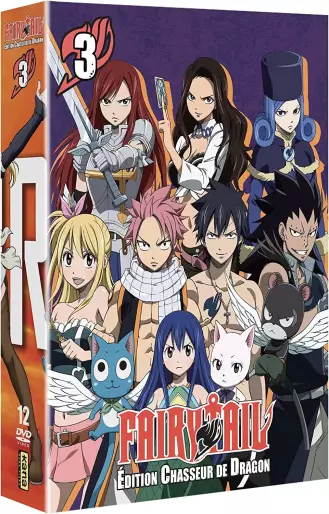 vidéo manga - Fairy Tail - Edition Chasseur de Dragon - Coffret Vol.3