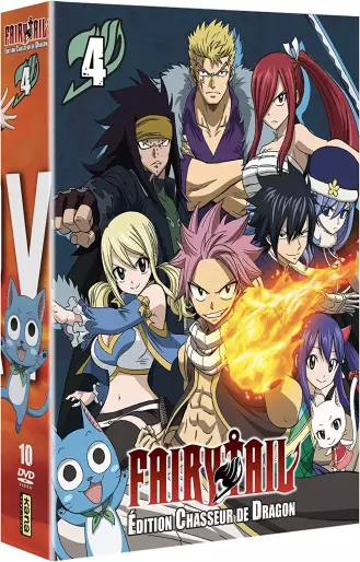 vidéo manga - Fairy Tail - Edition Chasseur de Dragon - Coffret Vol.4