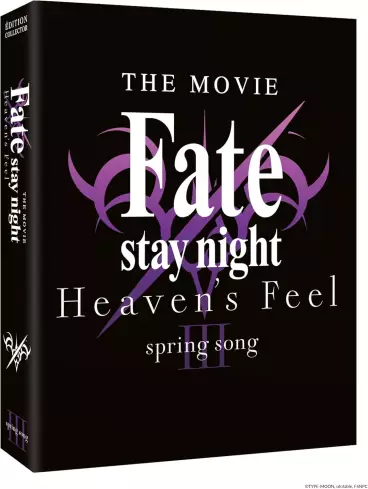 vidéo manga - Fate/Stay Night - Heaven's Feel - Film 3 - Spring Song Édition Collector Blu-Ray + DVD