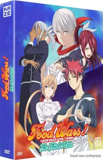 vidéo manga - Food Wars - Saison 3 - The Third Plate - Intégrale DVD