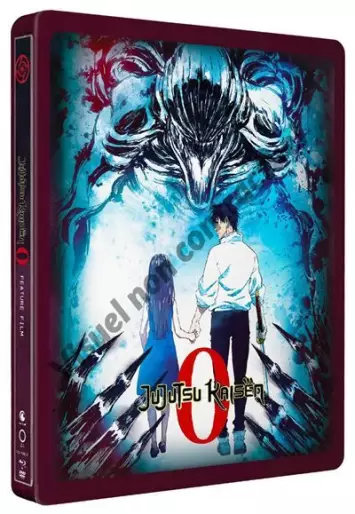 vidéo manga - Jujutsu Kaisen 0 - Film - Collector DVD+Blu-Ray - SteelBook