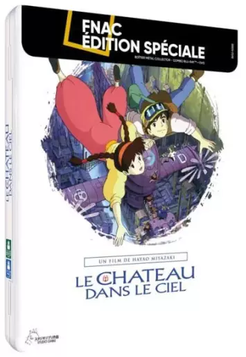 vidéo manga - Château dans le Ciel (le) Boîtier Métal Exclusivité Fnac Combo Blu-ray DVD