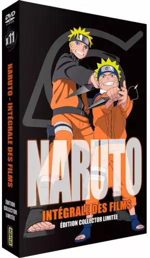 vidéo manga - Naruto -  Les 11 Films - Collector Limitée A4 - DVD
