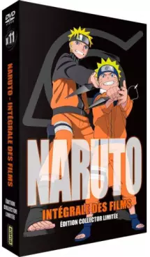 Manga - Manhwa - Naruto -  Les 11 Films - Collector Limitée A4 - DVD