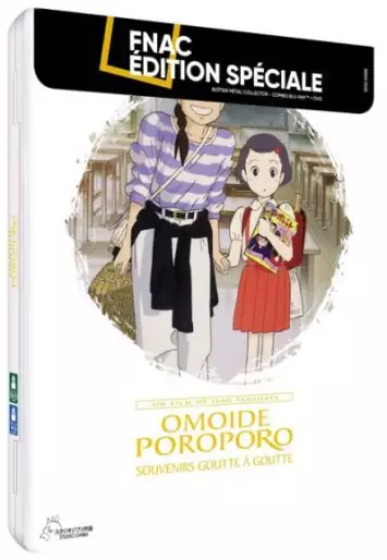 vidéo manga - Omoide Poroporo, souvenirs goutte à goutte - Boîtier Métal Exclusivité Fnac Combo Blu-ray DVD