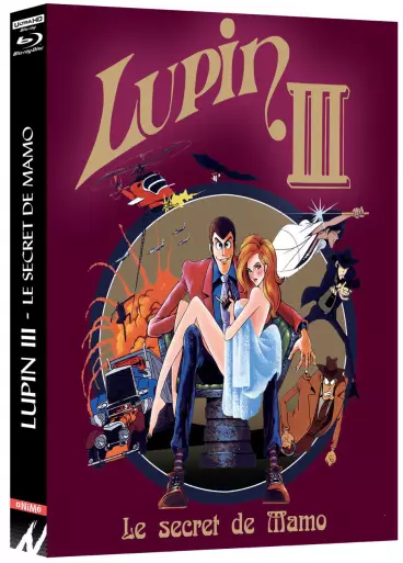vidéo manga - Lupin III - Film 1 - Le Secret de Mamo - Blu-Ray + 4K
