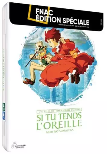 vidéo manga - Si tu tends l'oreille : Mimi Wo Sumaseba Boîtier Métal Exclusivité Fnac Combo Blu-ray DVD