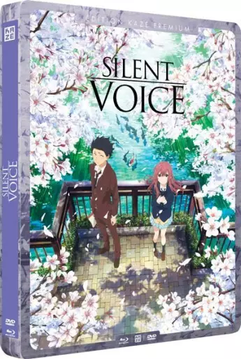 vidéo manga - A Silent Voice - Steelbook DVD+Blu-Ray