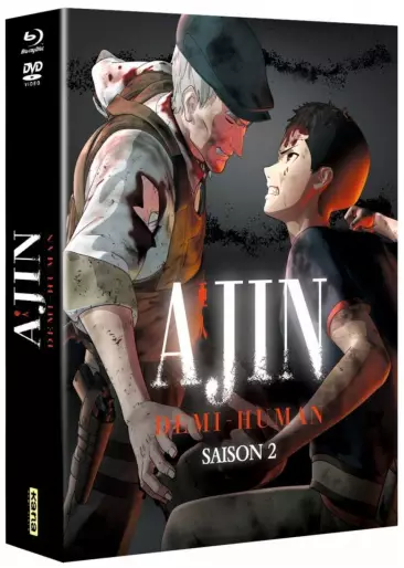 vidéo manga - Ajin - Semi-Humain - Saison 2 - Coffret Combo Blu-ray + DVD