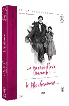 Mangas - Akira Kurosawa - Les films de jeunesse : Un merveilleux dimanche + Le plus dignement - Combo DVD/BR