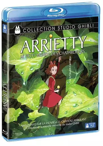 vidéo manga - Arrietty - Le petit monde des Chapardeurs - Blu-Ray (Disney)