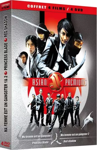 vidéo manga - Asian Premiums - Coffret - Ma femme est un gangster + Ma femme est un gangster 2 + Princess Blade + Red Shadow