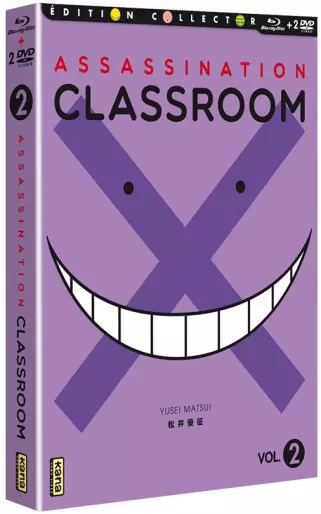 vidéo manga - Assassination Classroom - Combo DVD & Blu-Ray Vol.2