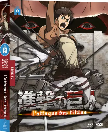 vidéo manga - Attaque des Titans (l') - Combo DVD + BR Vol.1